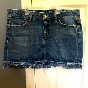 Gap jeans Distressed skirt
